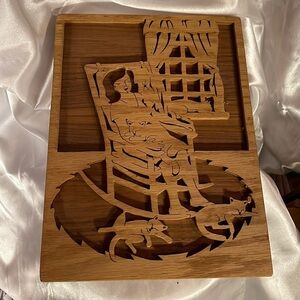 “Crazy Cat Lady” Cut Out Wood Art/ wall Hanging